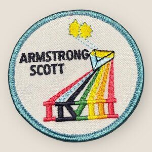 NASA Gemini Armstrong & Scott Embroidered Iron-On Patch Space Collectible